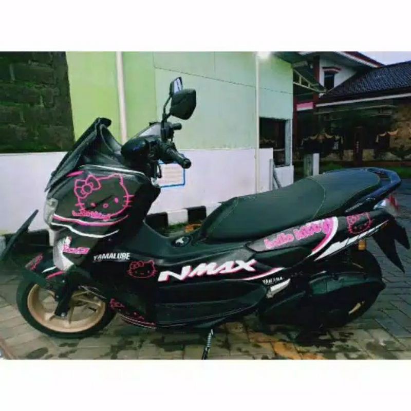 Decal Yamaha Nmax Black HelloKity