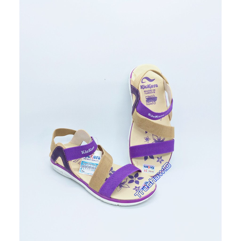 Sandal Anak Perempuan Elastis Kickers Best Seller