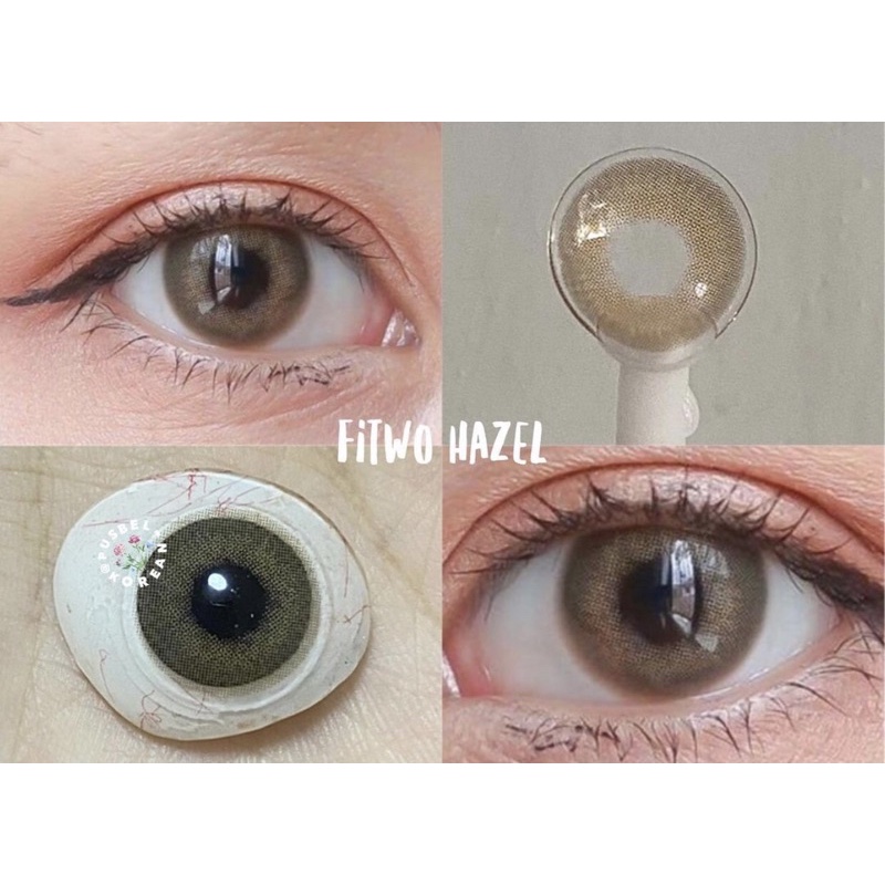 fitwo hazel softlens pusbel korean original korea