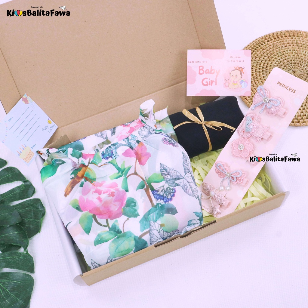 [PARTY] Hampers Ulang Tahun uk 2 - 7 Tahun / Anak Perempuan Hadiah Kado Set Branded Kualitas Import Dress style korea Babycinnamon