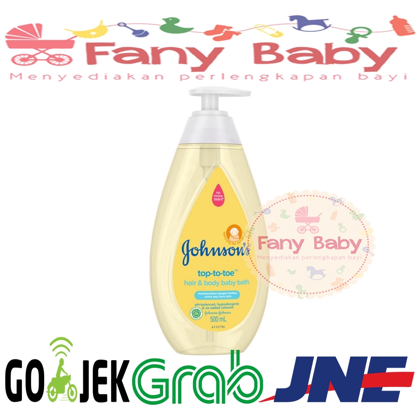 JOHNSON'S TOP-TO-TOE HAIR &amp; BODY BABY BATH 500ML