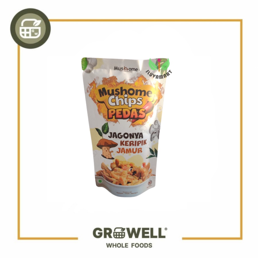 

MUSHOMS CHIPS KEJU 80GR