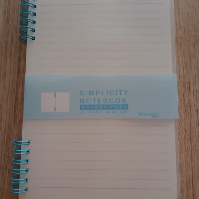 

Buku ring a5 wengu simplycity notebook ring separo