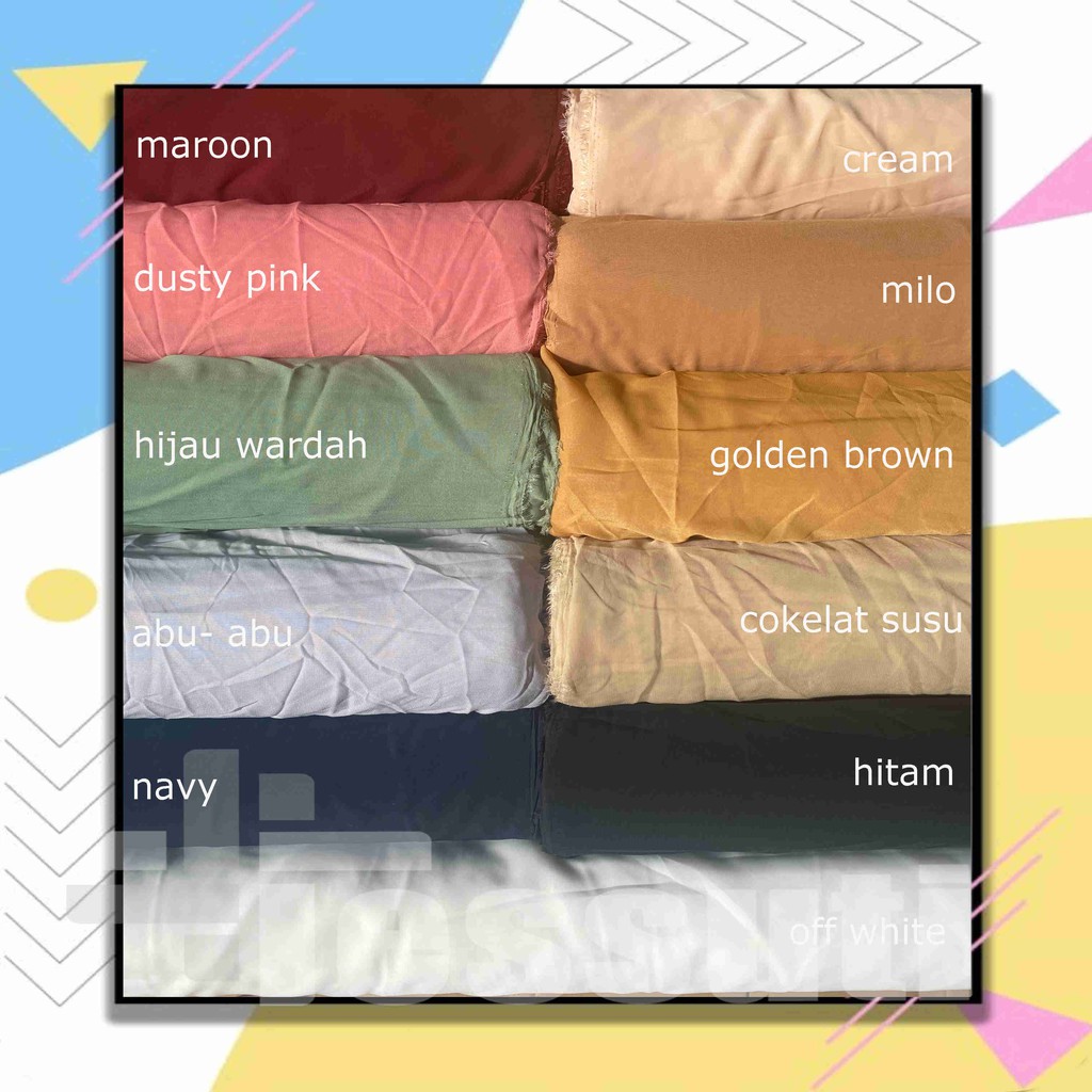 KAIN SIFON / CHIFFON / FINE PREMIUM Shopee Indonesia