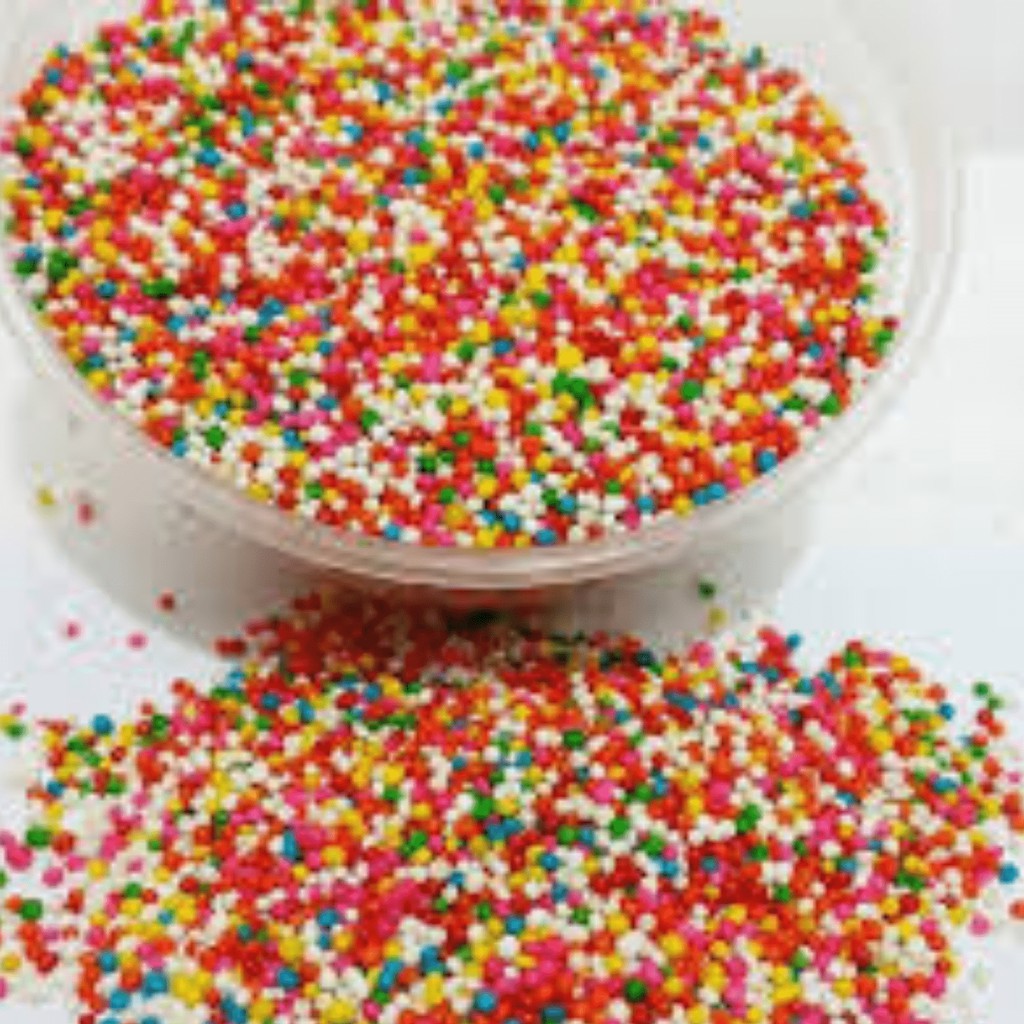 

SPRINGKEL 50GR | SPRINGKLE | SPRINKEL | SPRINKLE TRIMIT GULA HIASAN KUE WARNA WARNI 50GRAM