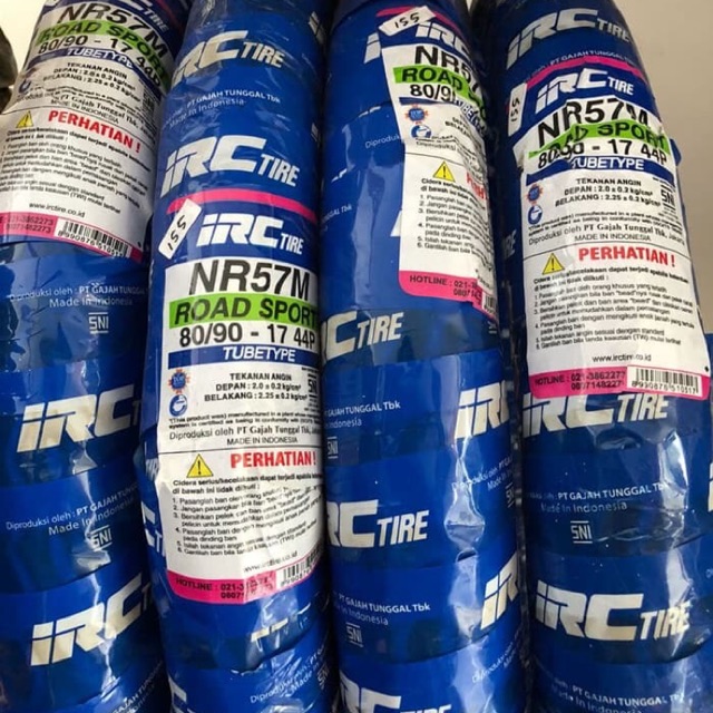BAN LUAR MOTOR IRC 80/90-17 (NR57M)