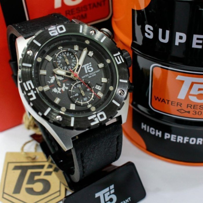 Jam Tangan Pria T5 H3806 T5 H 3806 original bergaransi free tin box