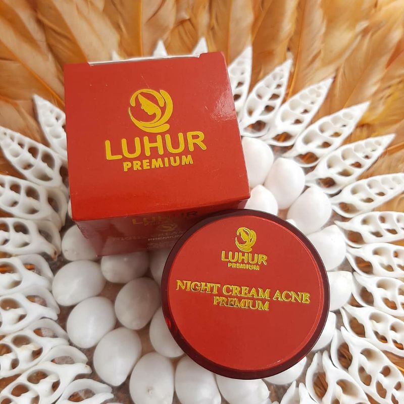 Night cream   acne cream malam Night Cream Acne Premium Luhur Skin Lightening Antiacne Antioxidant