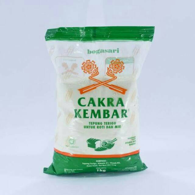 

Tepung Cakra Kembar 1kg Bogasari