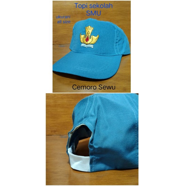 topi sekolah topi seragam sekolah SMA SMU