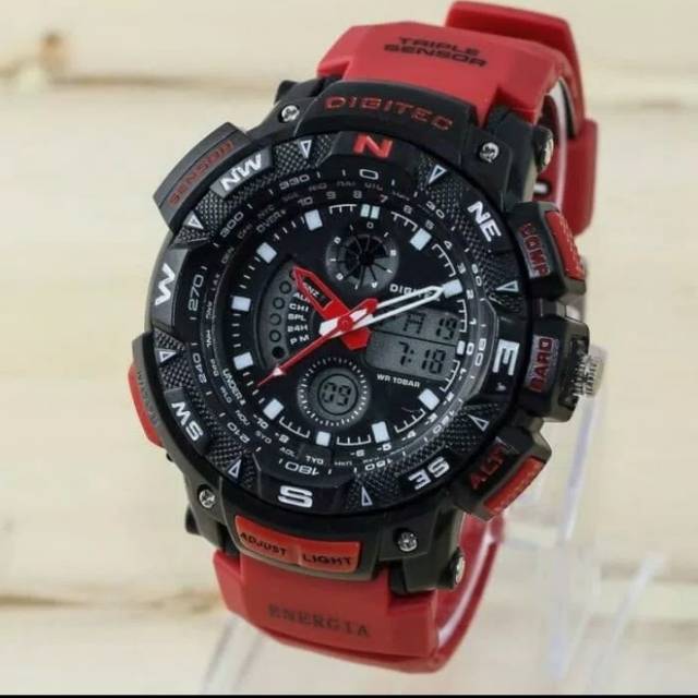 READY JAM TANGAN DIGITEC DUAL TIME