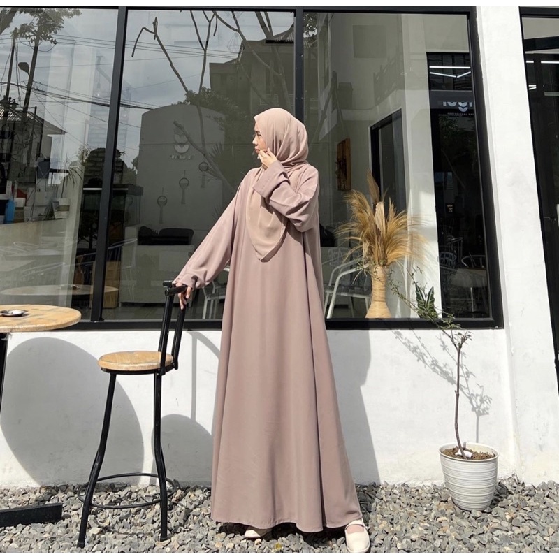 premium basic abaya polos / abaya raya