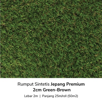 Rumput Sintetis Import Jepang Premium 2cm / Rumput Jepang Tebal 2cm / Rumput Golf Tebal