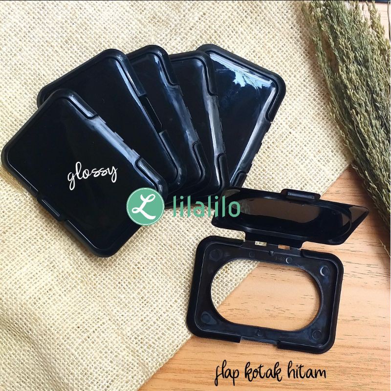 FLAP TISSUE / TUTUP TISSUE BASAH PUTIH HITAM (5 PCS)