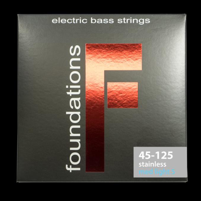 FS545125L 5-STRING LIGHT FOUNDATIONS STAINLESS STEEL BASS SIT STRING TERLARIS