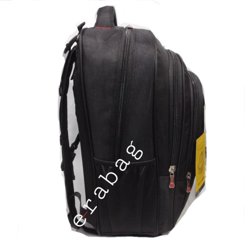 Tas Ransel POLO ACE  Backpak Laptop Jumbo 20 INCHI 9037 Hitam