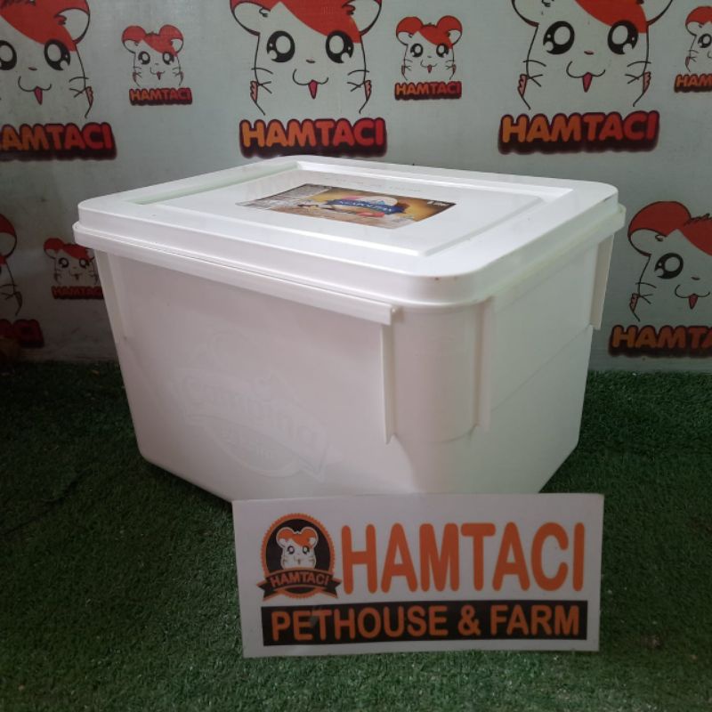 EMBER KOTAK 8LITER NON MODIF MULTIFUNGSI HAMSTER/CUPANG/HIDROPINIK BY HAMTACI