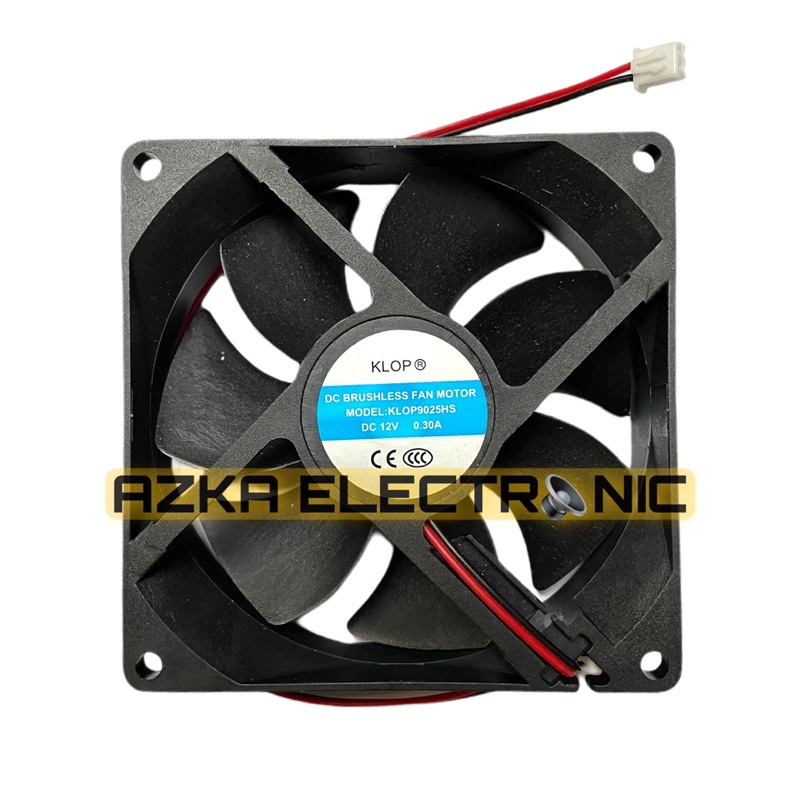 Kipas Fan DC 12V 9CM 9x9 CM Pendingin Elektronik