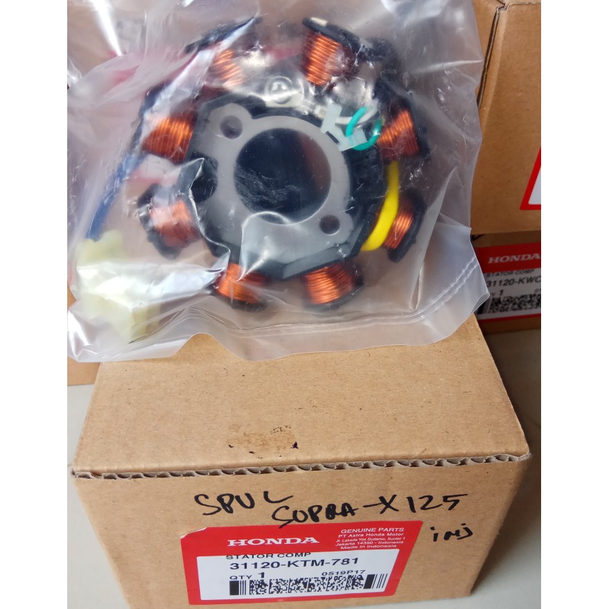 SPULL SPUL STATOR COMP SUPRA X 125 FI 2007 Asli Honda 31120KTM781