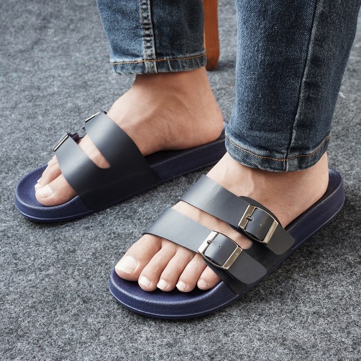 Sandal slop pria Sendal slide pria wanita sepatu selop termurah