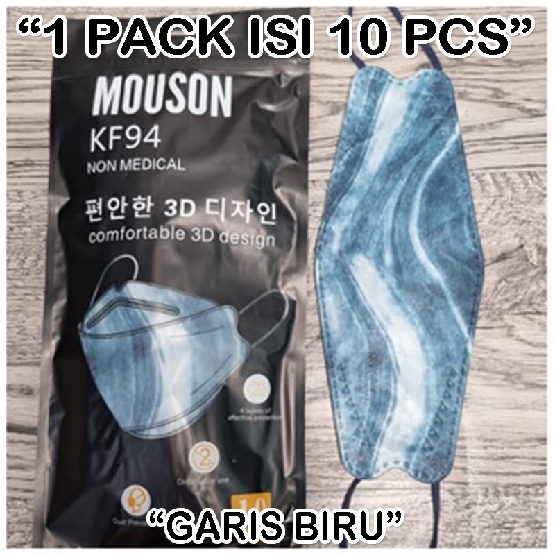 Baru Masker korea KF94 Earloop MEDIS Kemenkes isi 10pcs motif kualitas premium orginal facemask