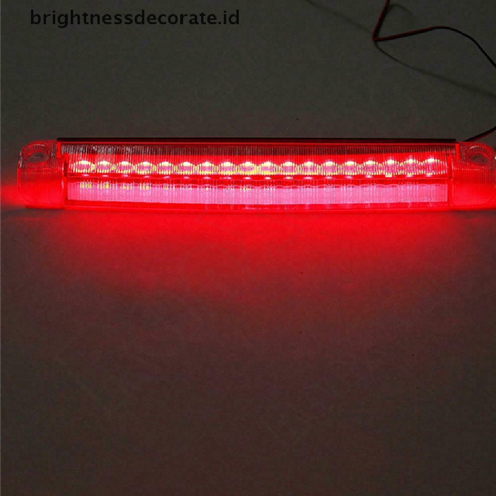 Lampu Rem Belakang Mobil 18 Led Warna Merah Tahan Air