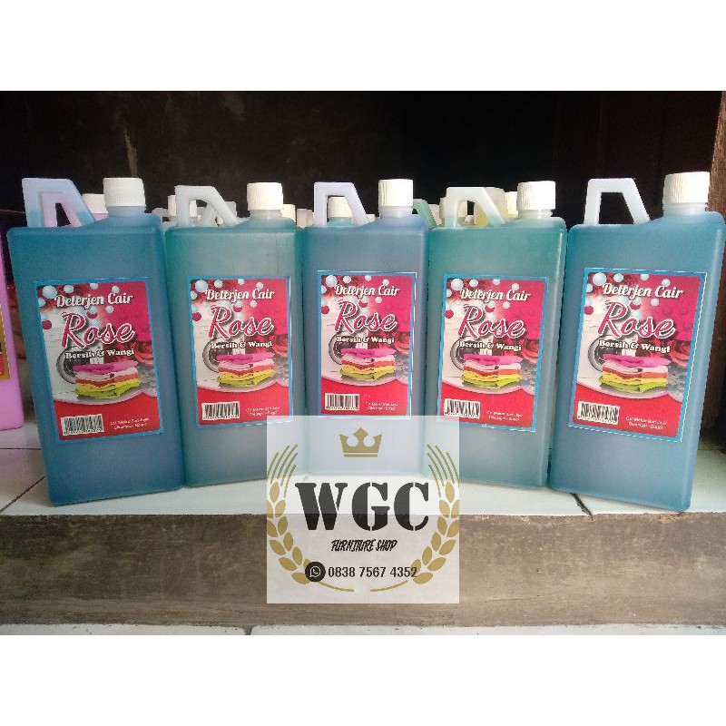 Deterjen cair 1 Liter Rose