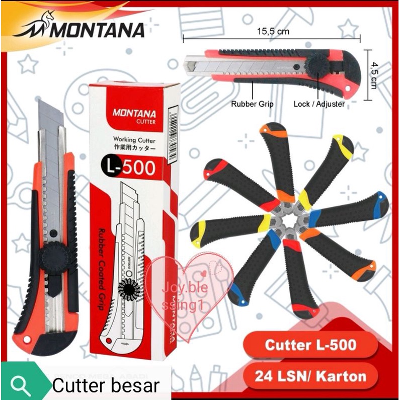 

PISAU CUTTER BESAR L500 tajam/REFILL CUTTER BESAR