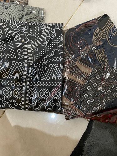 Batik Wanita Kekinian Blouse Batik Brokat Batik Kombinasi