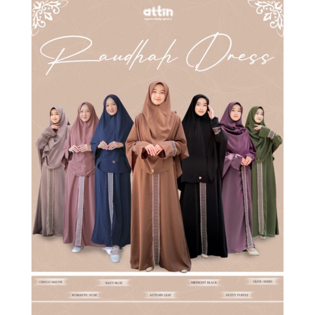 RAUDHAH dress & khimar Raudhah  by Attin