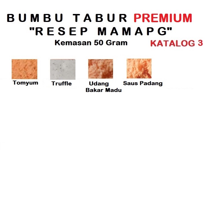 Bumbu Tabur Premium MINIMAL 5 Bubuk Tabur Bumbu Keripik Kentang Lidi Ayam Makaroni Jamur Tahu Penyedap Rasa