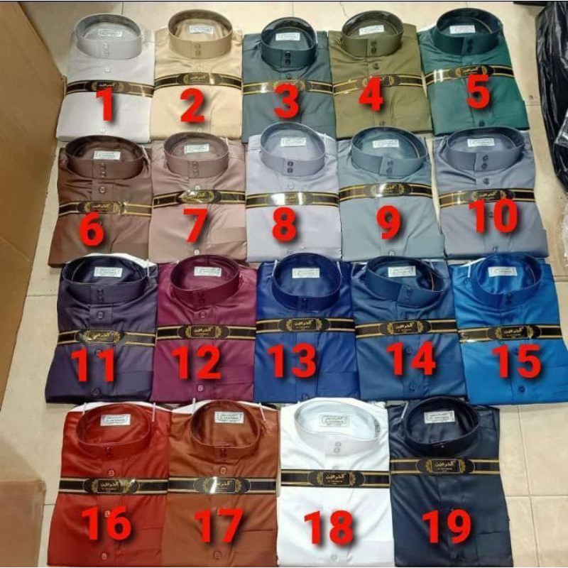 JUBAH SAUDI PRIA JUBAH IMPORT AL HARAMAIN ORI VIET / JUBAH IMPORT AL HARAMAIN POLYESTER POLOS