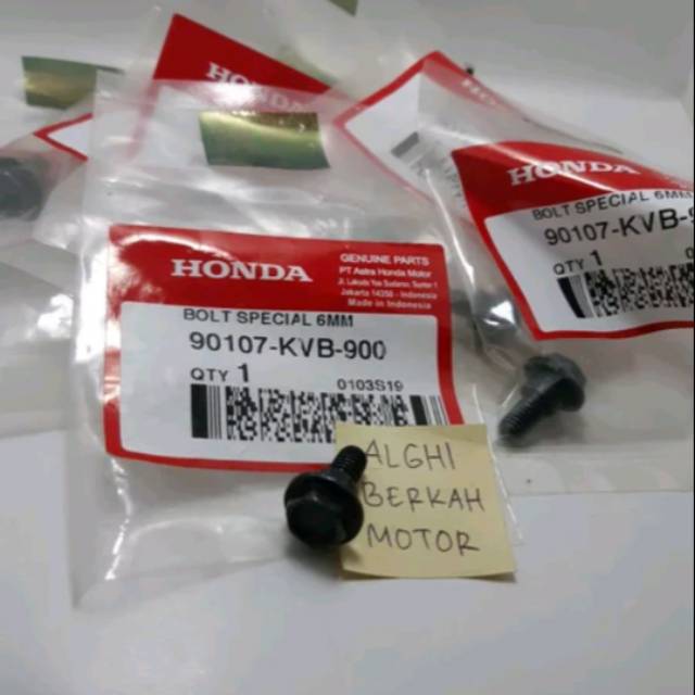 Baut Gantungan Spakbor Beat Vario Genio Original Honda 90107-KVB-900