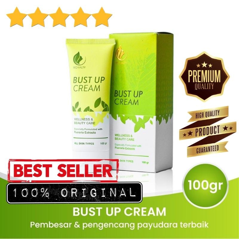 Bust Up Cream Royalty Pengencang Payudarakecil Kendor Herbal Alami Tanpa Efek Samping Teruji Bpom Shopee Indonesia