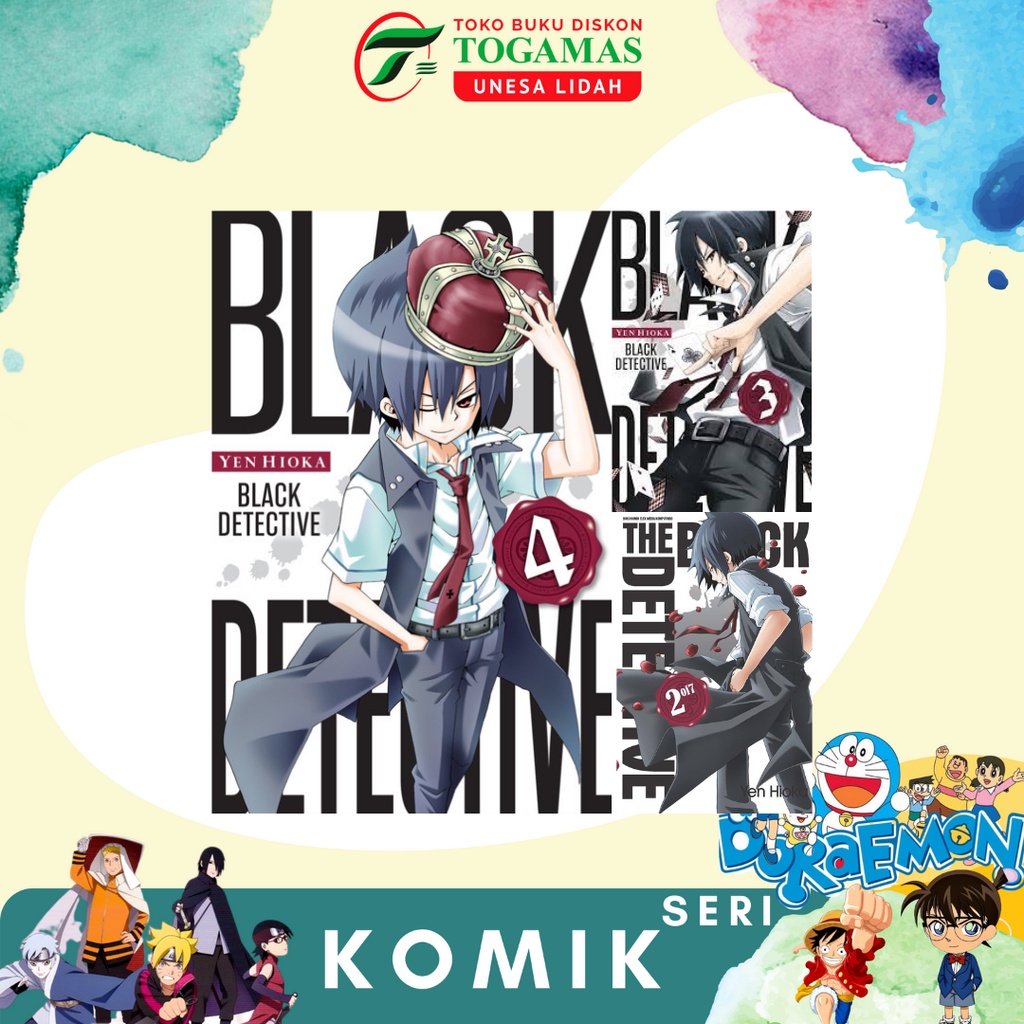 KOMIK THE BLACK DETECTIVE 01, 02, 03, 04, 05, 06,07 KARYA YEN HIOKA