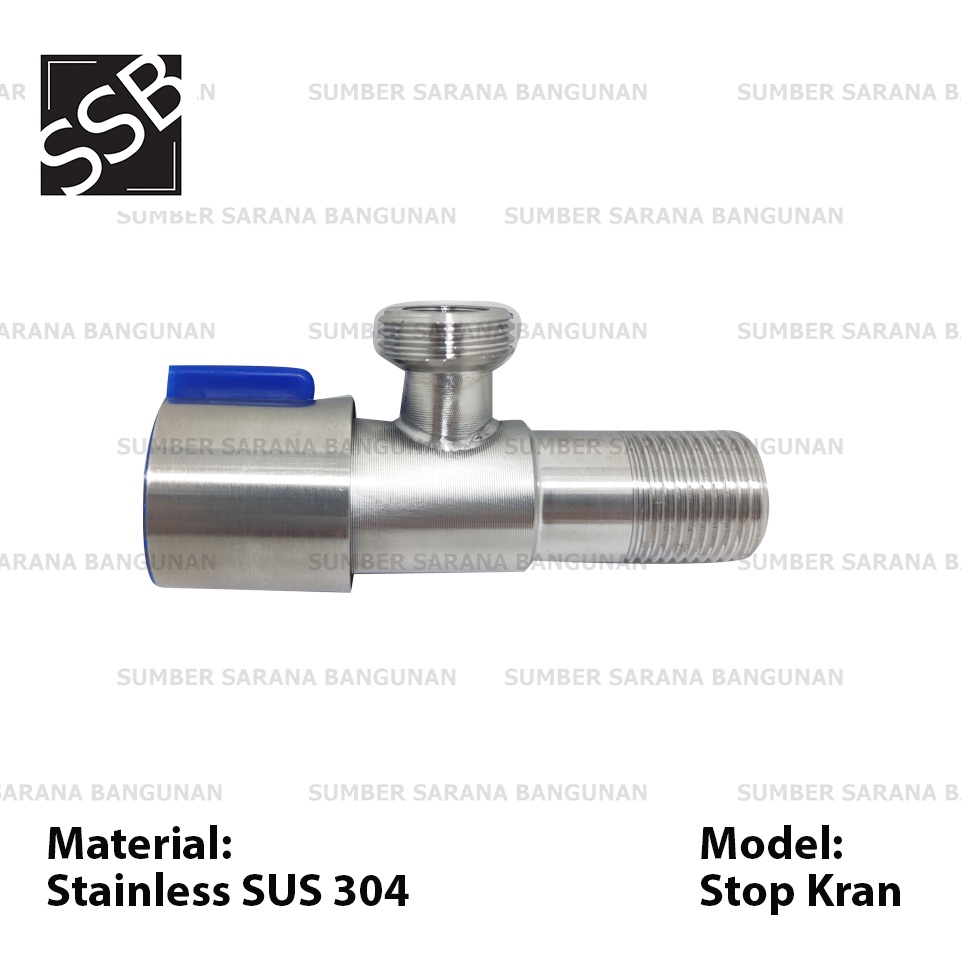 Stop Kran Stainless SUS 304 / Stop Keran SUS304 Stenles