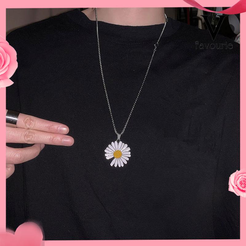 [COD]Panjang Hip Hop Titanium Steel Kalung Kepribadian Serbaguna Sweater Rantai Liontin-FA