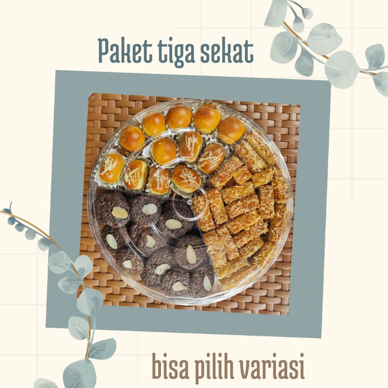 

KUE KERING tiga sekat#bebas pilih