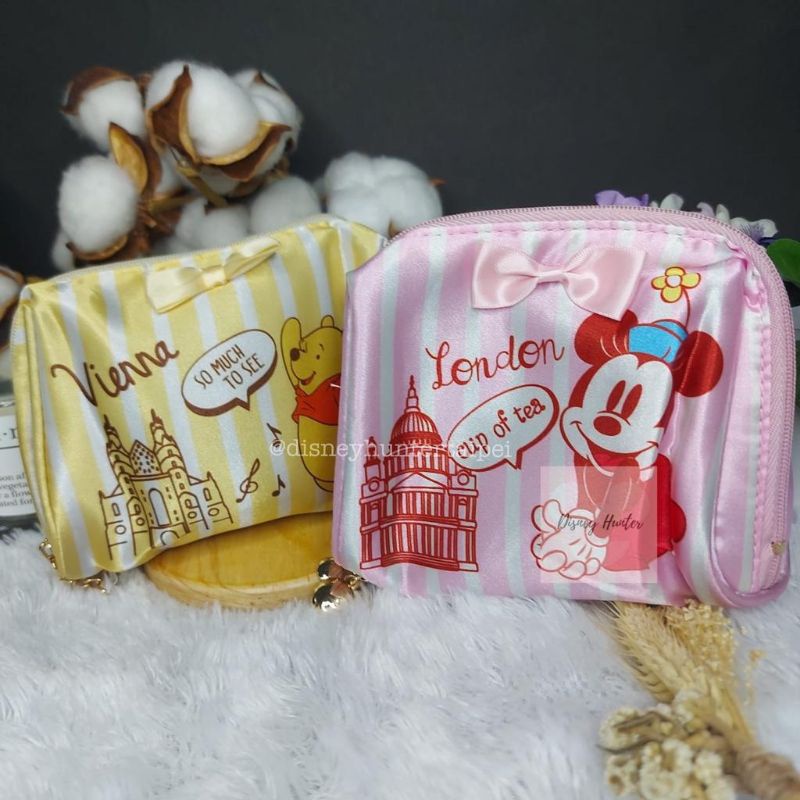 Dompet Koin Disney Coin Pouch - Mickey Mouse & Winnie The Pooh