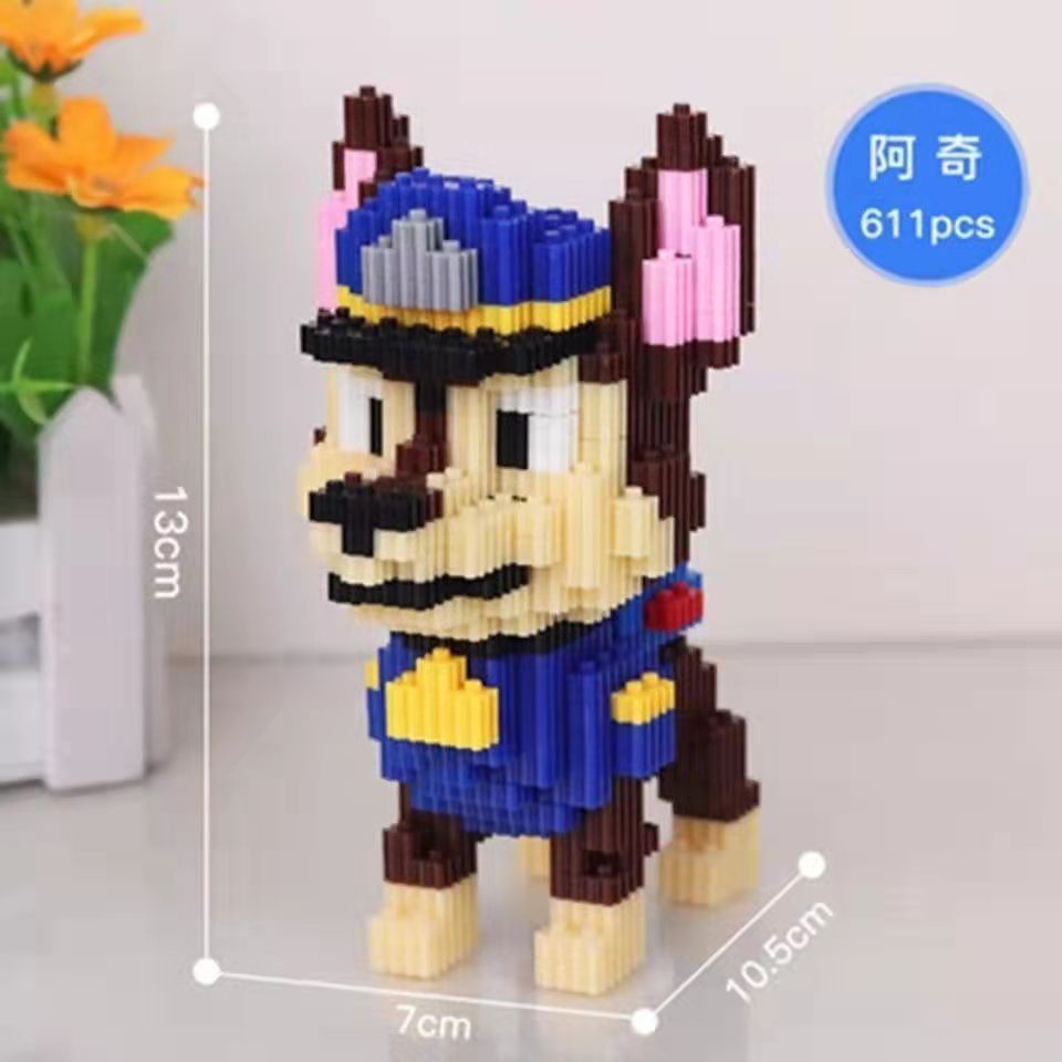 Mainan Balok Bangunan Model Kartun PAW Patrol Untuk Anak