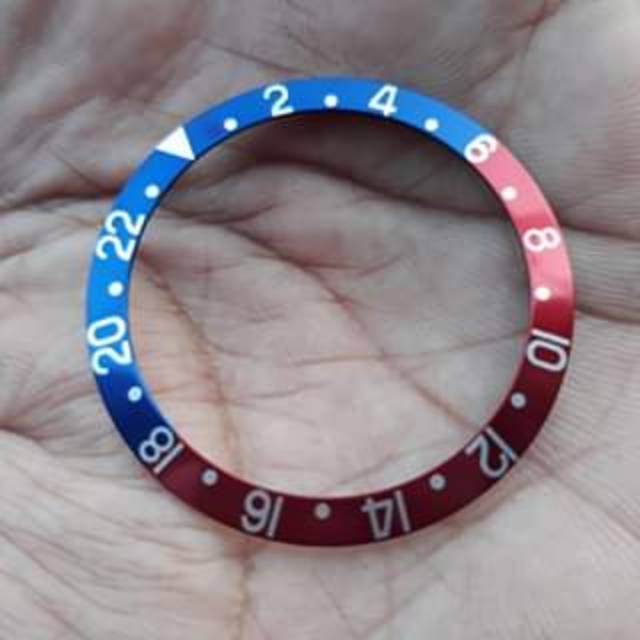 - Rolex gmt ring bezel insert Merah biru 38mm Rolex Bezel watch