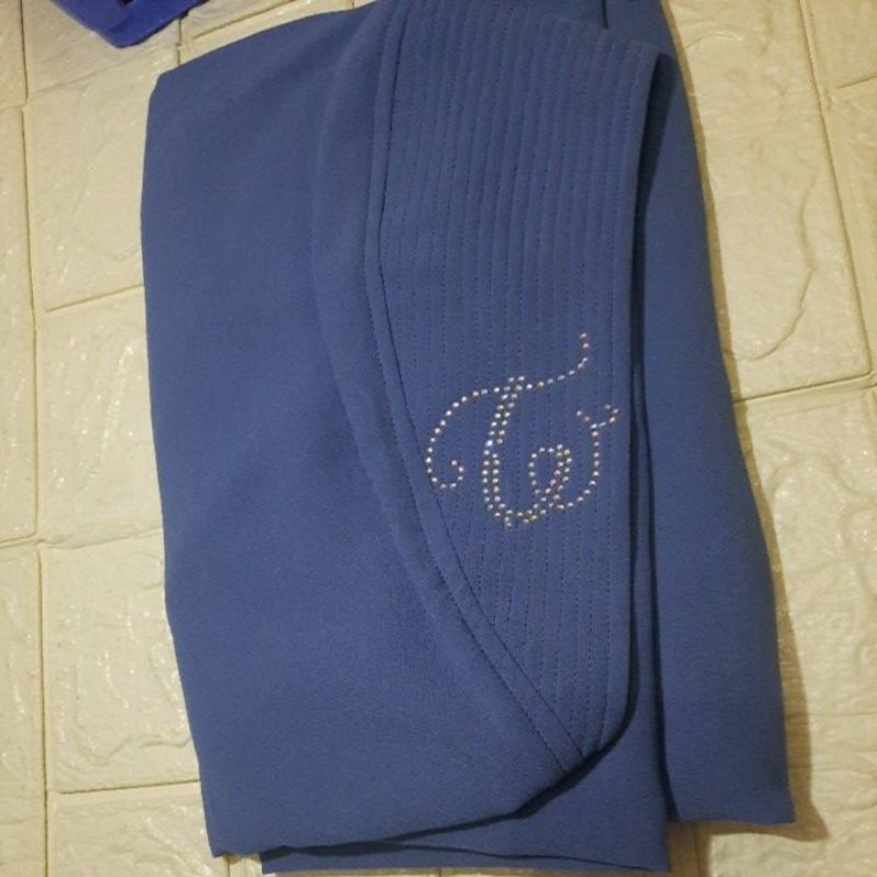 Thewa//Khimar Bening Ori Thewa-Biru denim