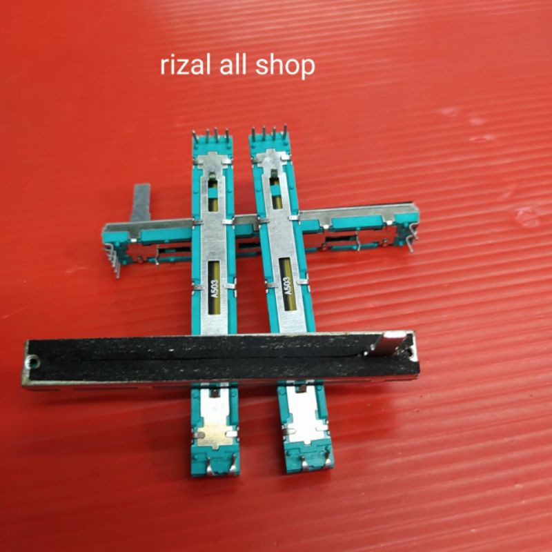 potensio geser 7,5cm kaki 4-2 50k setereo