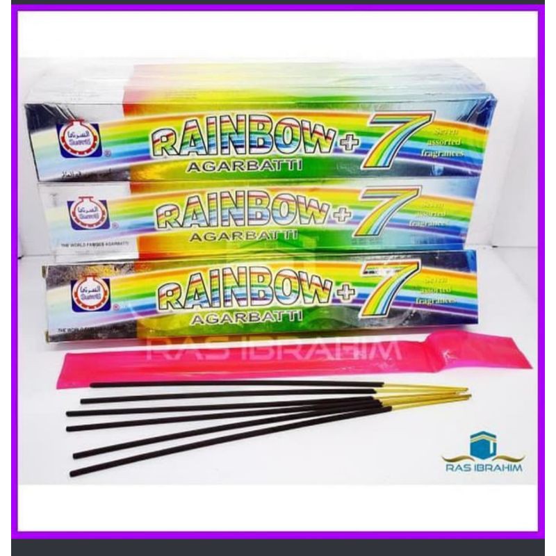 buhur lidi rainbow isi 7x7 Surati
