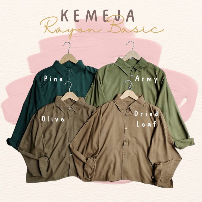 KEMEJA CRINCKLE AIRFLOW  // KEMEJA BASIC