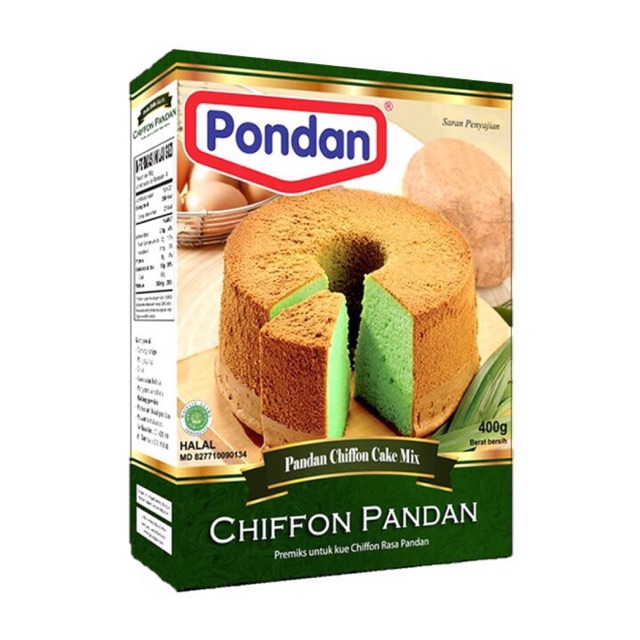 Pondan Chiffon Pandan 400gr