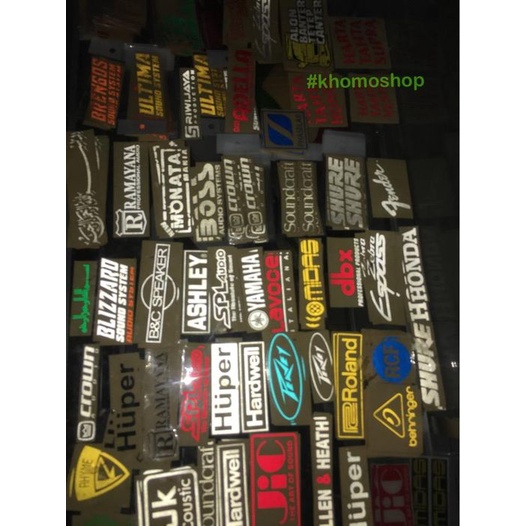 

stiker audio sticker timbul sticker musik