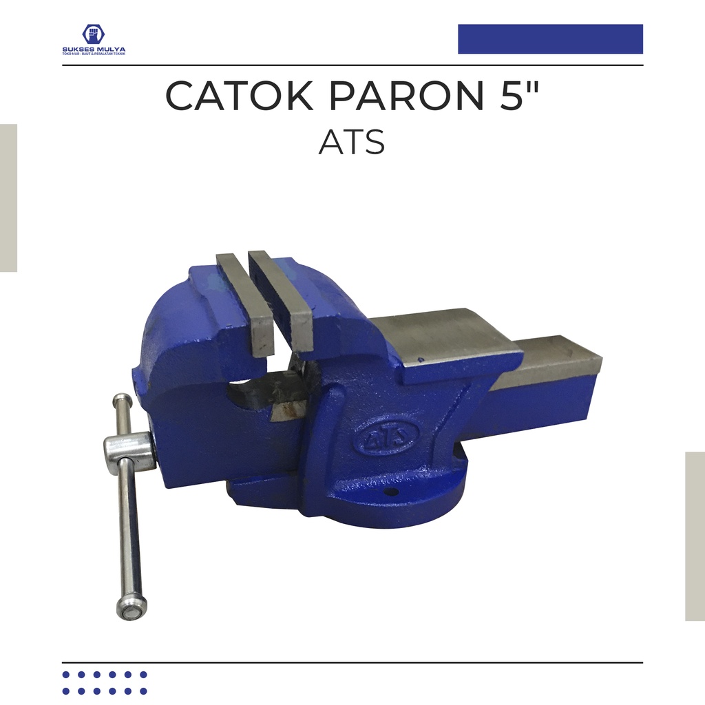 Tanggem Murah ATS Ragum Catok Paron Ukuran 5inch Catok Ragum 5"