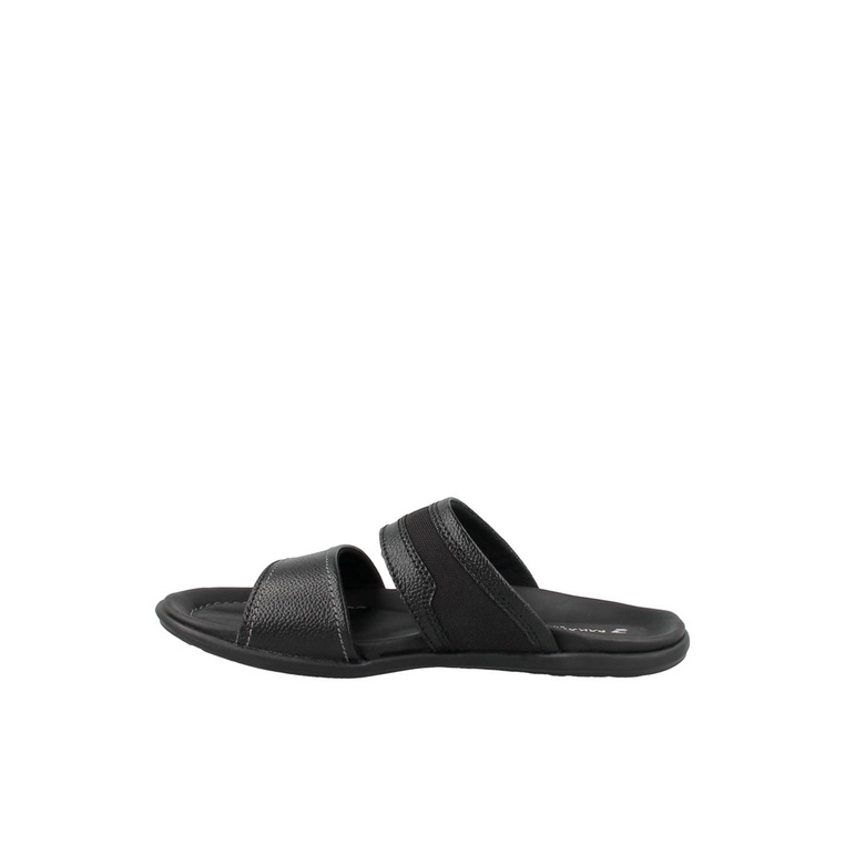 SANDAL SLIDE PAKALOLO PRIA ORIGINAL CASUAL KULIT ASLI HITAM PB40