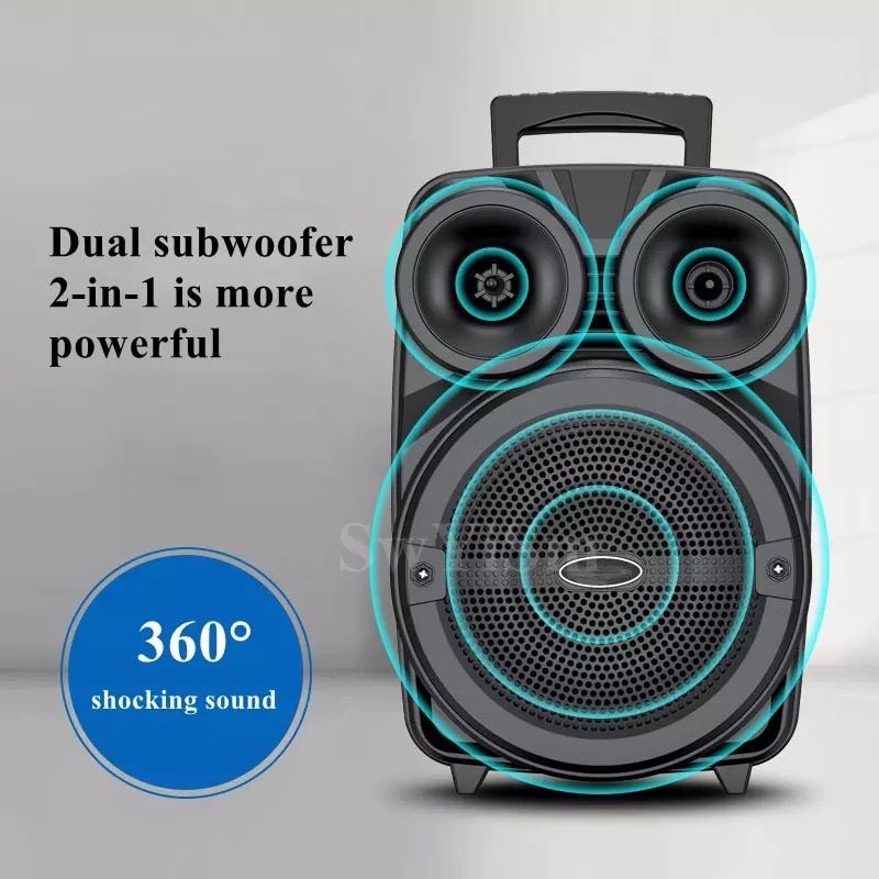 SPEAKER BLUETOOTH FREE MIC FOR KARAOKE